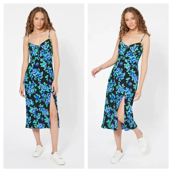 Vestido Bershka estampado