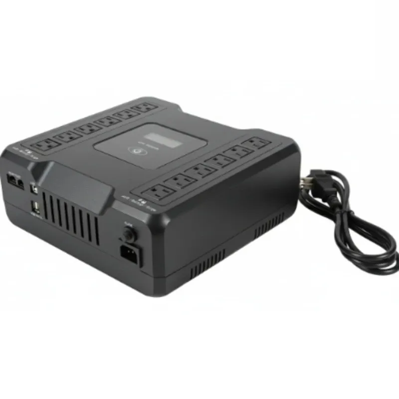 BACKUP/UPS DE PC CON 12 TOMAS 1000VA 600W