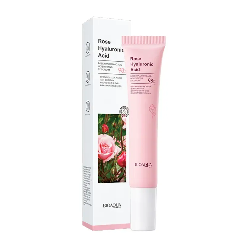 Contorno de ojos Rosas y Ácido Hialurónico
