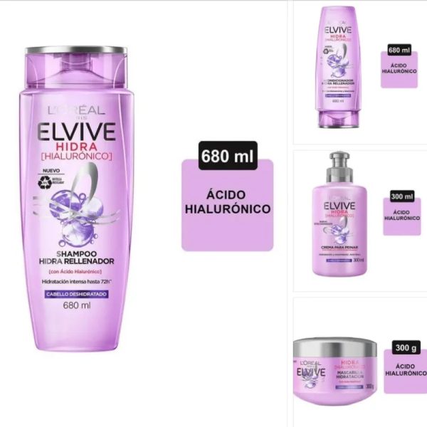 ‍♀️✨ Kit L’Oréal Elvive Reparación Total 5 – Cuidado Completo para Cabello Dañado ✨‍♀️  Recuperá la fuerza, suavidad y brillo de tu cabello con esta línea profesional de L’Oréal Paris 