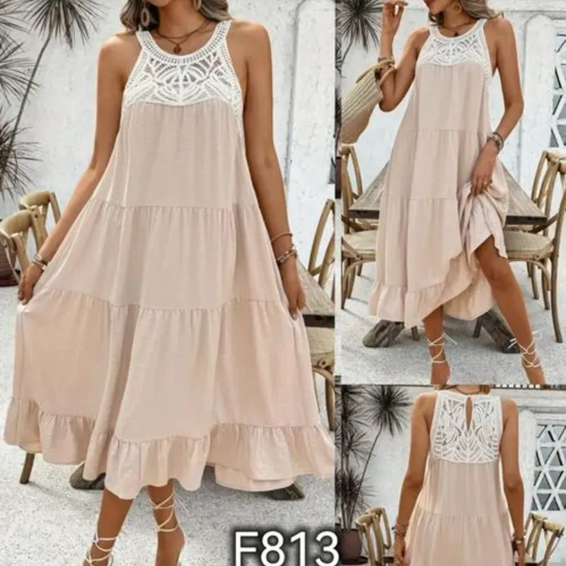 Vestido con encaje
