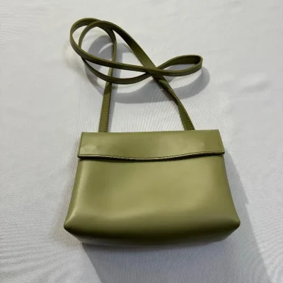 Bolso de Asa Larga Verde Aceituna