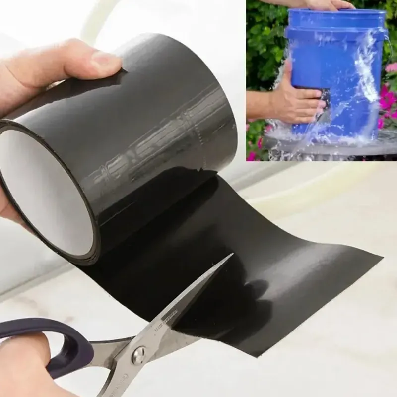Cinta adhesiva negra para tuberias