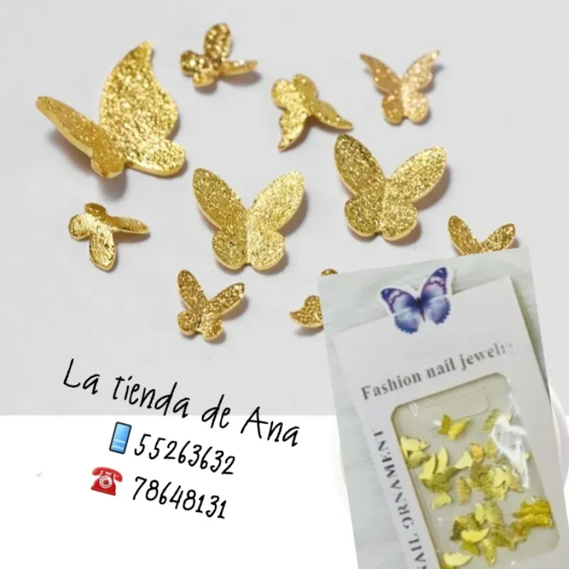 Cartera de Mariposa  (Oro)