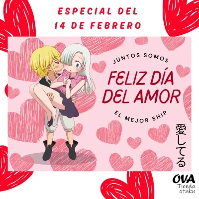  Postal Melodías y Elizabeth (Nanatsu no Taizai)