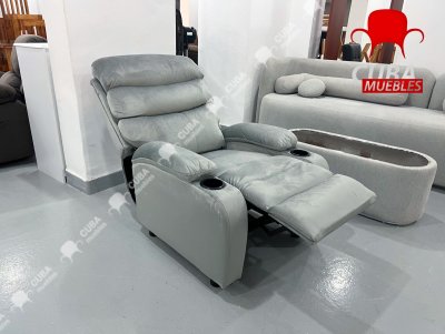Butaca reclinable c/portavasos