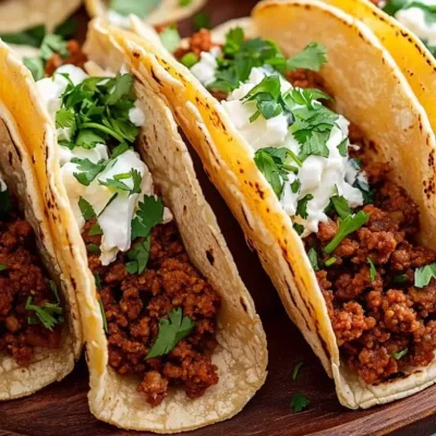 Tacos de Chorizo