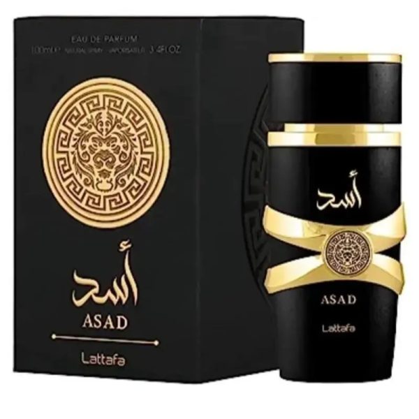 Asad Lattafa. De uso, Liquido al 80 %. Con caja