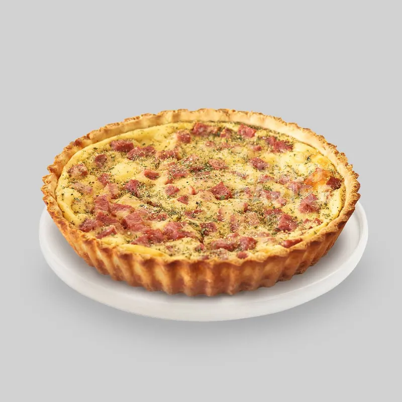 Tarta salada de jamón