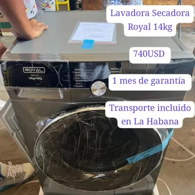 Lavadora secadora Royal 14 kg