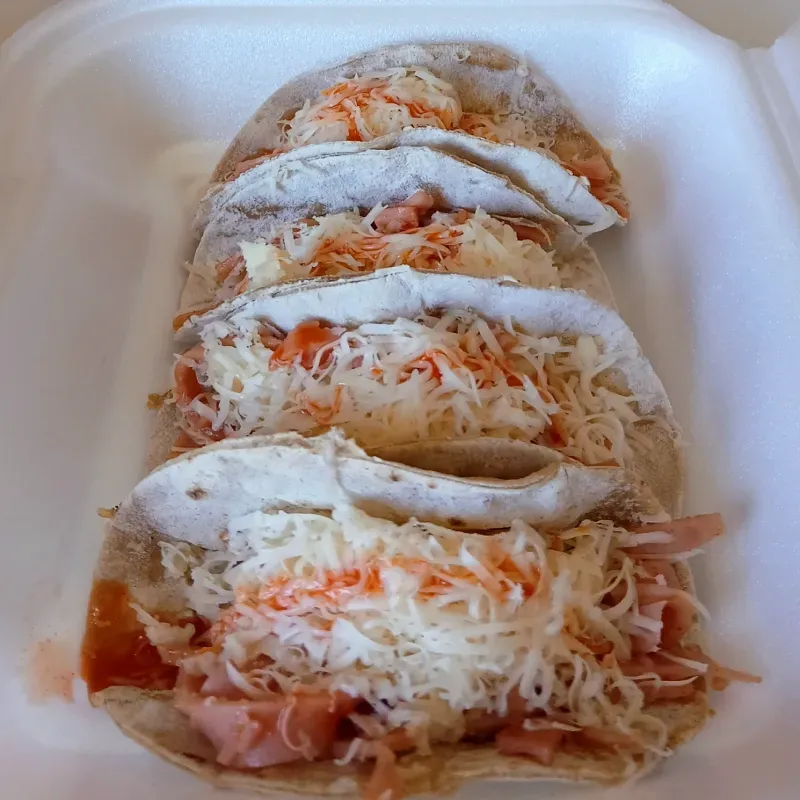 Taco  De Jamón y Queso