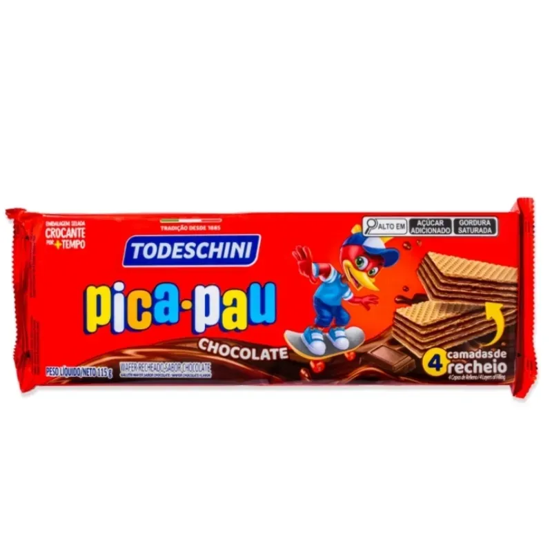 Sorbeto Pica-Pau sabor chocolate 115g