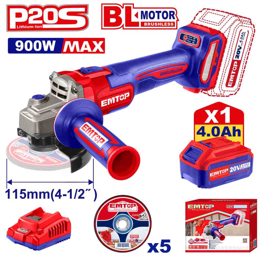 Pulidora angular inalámbrica