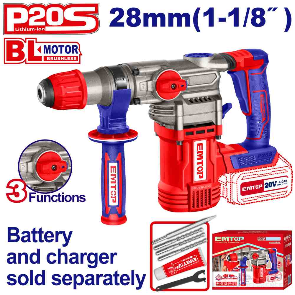 Perforador rotativo inalámbrico