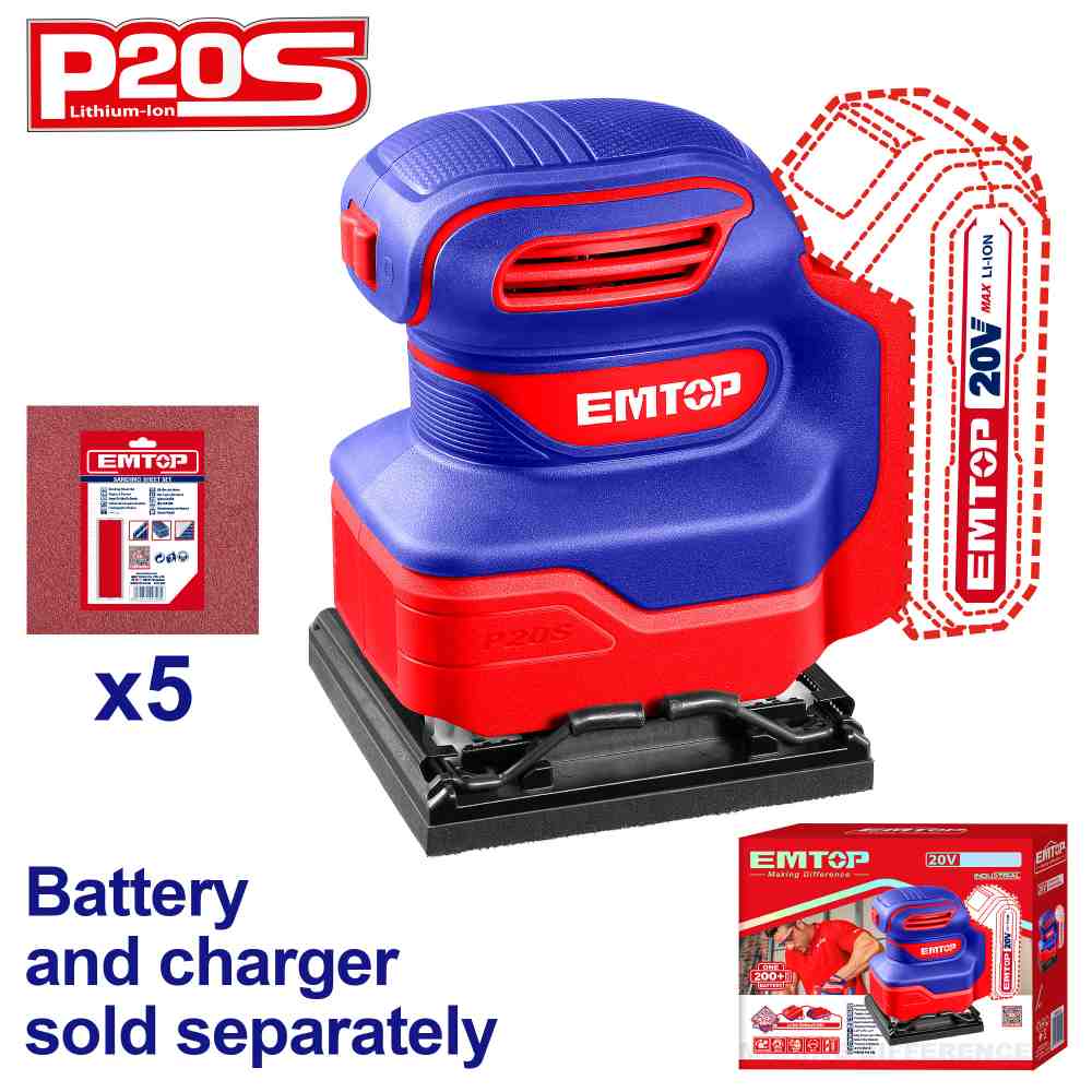 Lijadora orbital inalámbrica