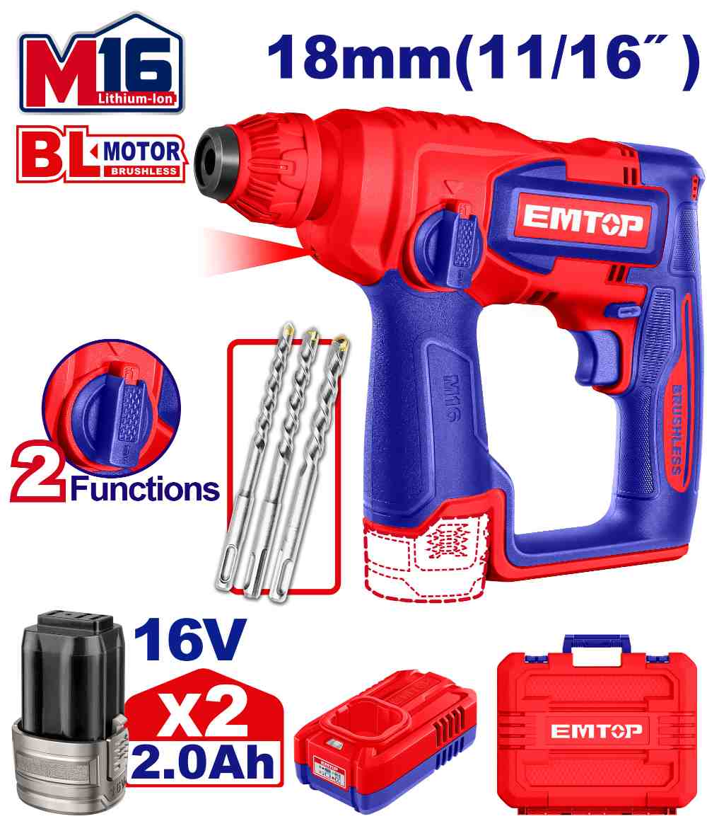 Perforador rotativo inalámbrico