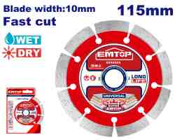 Disco de diamante para corte en seco