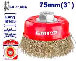 Cepillo de disco de alambre