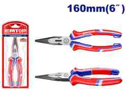 Pinzas de punta larga 6"