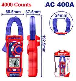 Pinza amperimétrica digital de CA