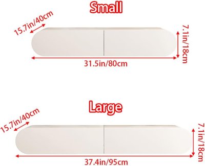 Escritorio flotante montado en la pared con cajones, tocador de maquillaje flotante para pared, escritorio de esquina para dormitorio, baño, peluquería (pequeño)