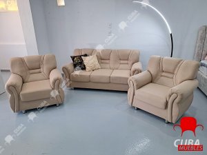 Brasileño Mini polipiel beige. Disponible.