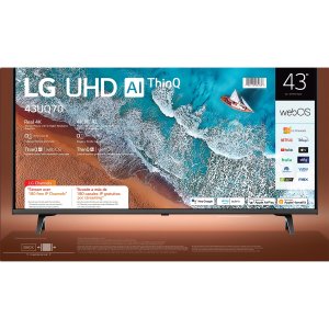 LG 43" 4K UHD Smart TV 2160p webOS, 43UQ7070ZUD