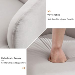 Butaca Roxy, giratoria tapizada con brazo redondo moderno, giratorio de 360 grados.