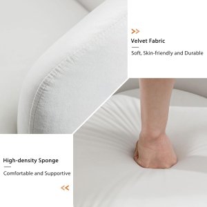 Butaca Roxy, giratoria tapizada con brazo redondo moderno, giratorio de 360 grados.