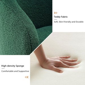 Butaca Roxy, giratoria tapizada con brazo redondo moderno, giratorio de 360 grados.