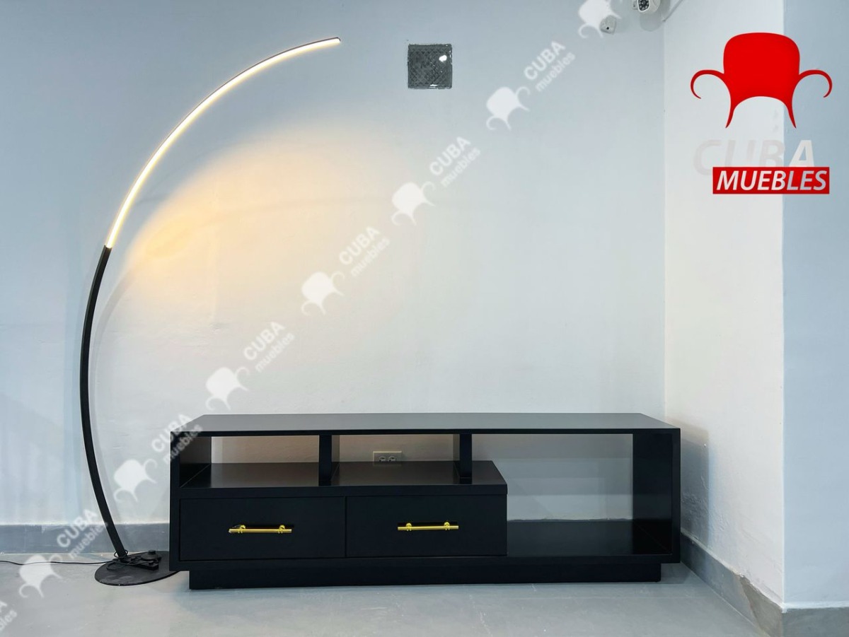 Multimueble de catálogo negro