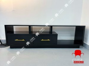Multimueble de catálogo negro