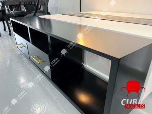 Multimueble de catálogo negro