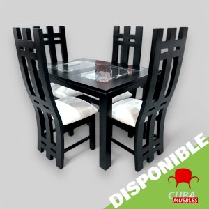 Juego de comedor TORRES 4 sillas