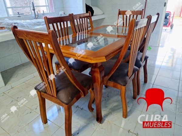 Comedor Tropical 6 sillas Natural