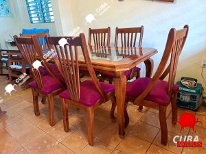 Comedor Tropical 6 sillas Natural