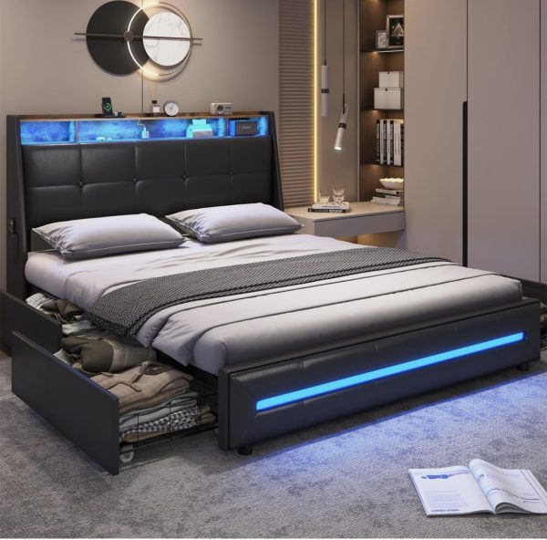 Cama Moderna Future queen size