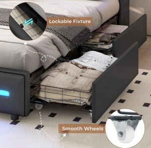 Cama Moderna Future queen size