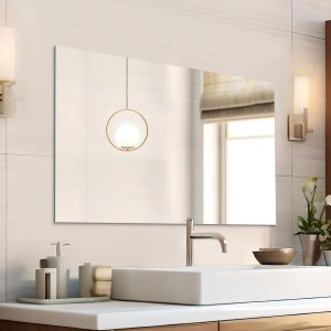 Espejo Minimalista sin Marco para baño - Horizontal