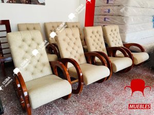 Sillones Chéster Polipiel Beige