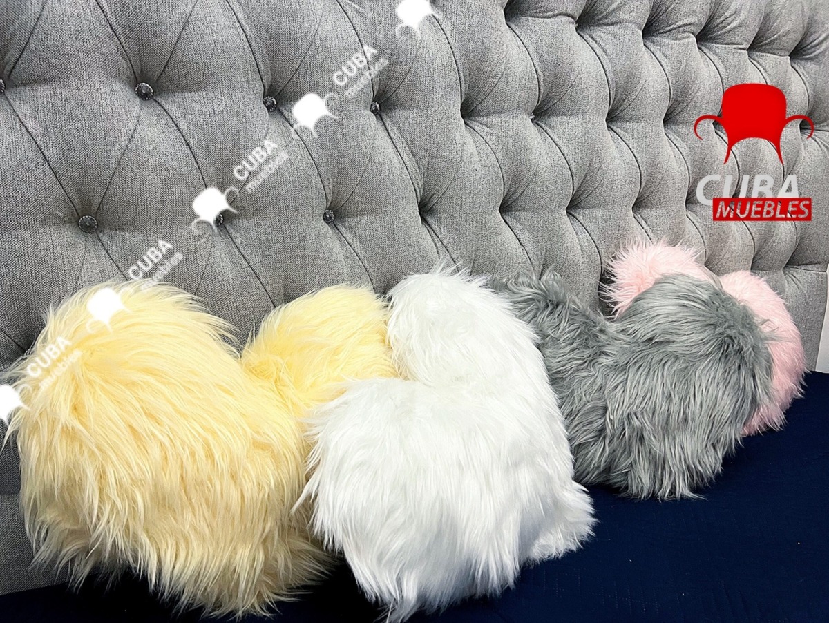 Cojines Decorativos de Corazón.