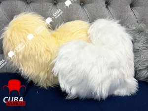 Cojines Decorativos de Corazón.