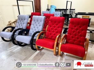 Sillones Chéster Rojos