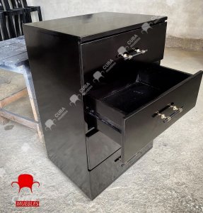 Gavetero Minimalista 4 Gavetas en Negro