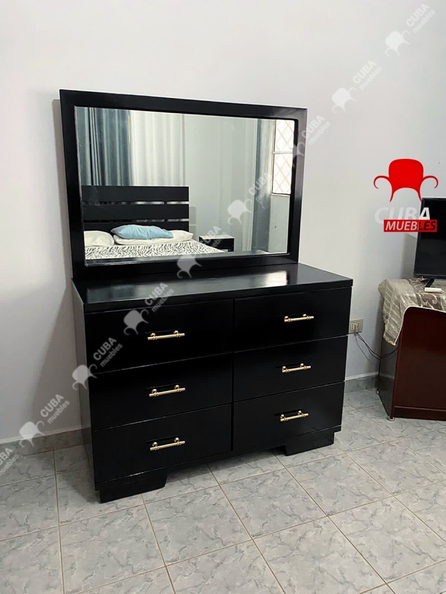 Cómoda minimalista 6 gavetas