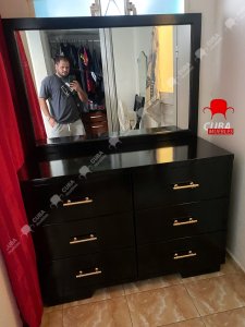 Cómoda minimalista 6 gavetas