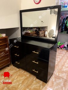 Cómoda minimalista 6 gavetas