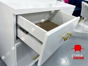 Cómoda 6 gavetas con espejo