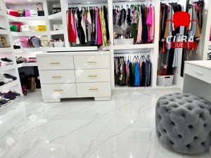 Cómoda 6 gavetas con espejo