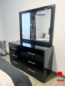Cómoda 6 gavetas con espejo